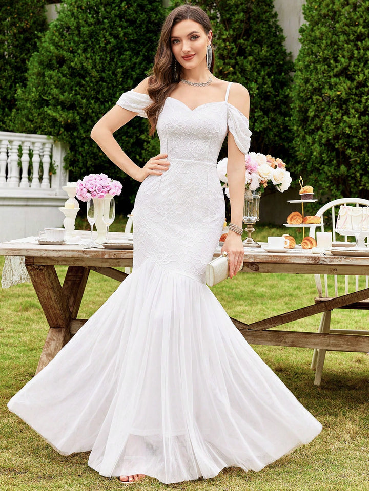 Rochie de mireasă SHEIN, alb