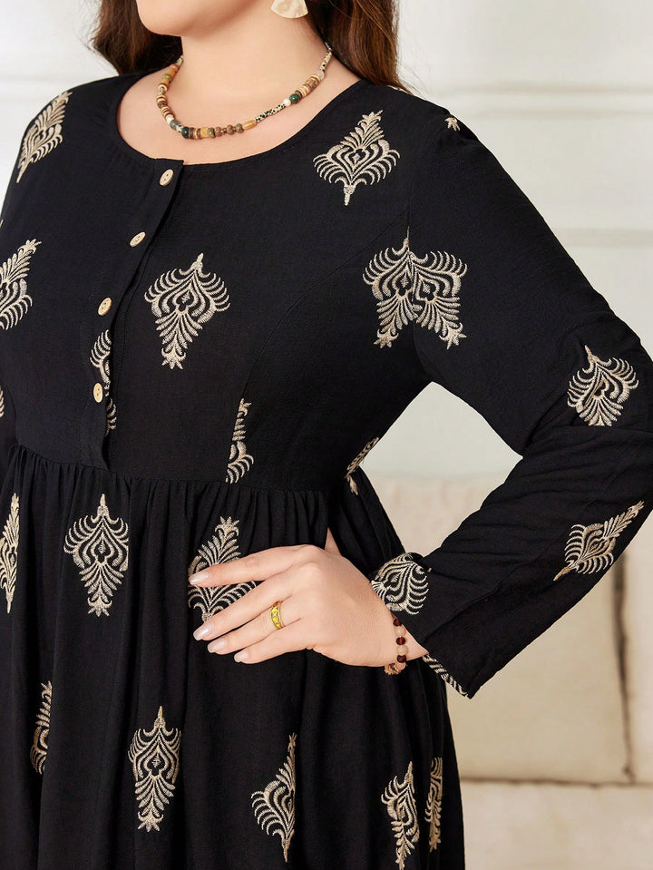 SHEIN maxi ruha, fekete