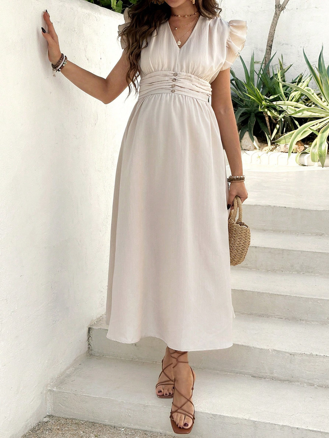 Rochie SHEIN, bej