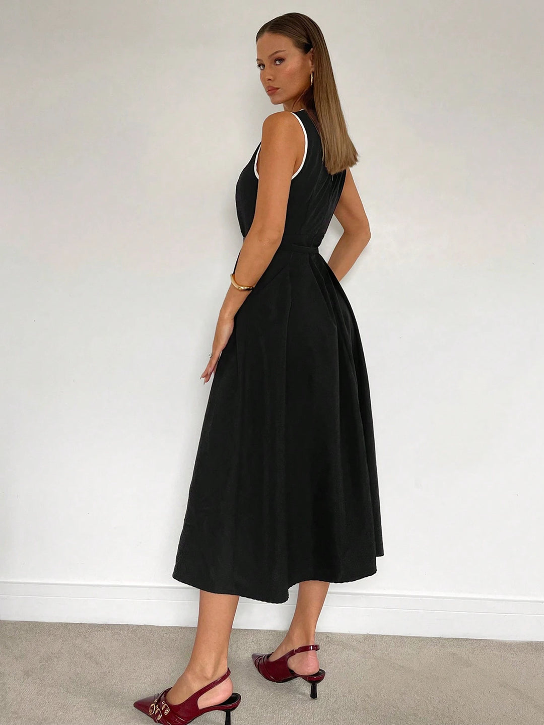 Rochie maxi SHEIN, negru