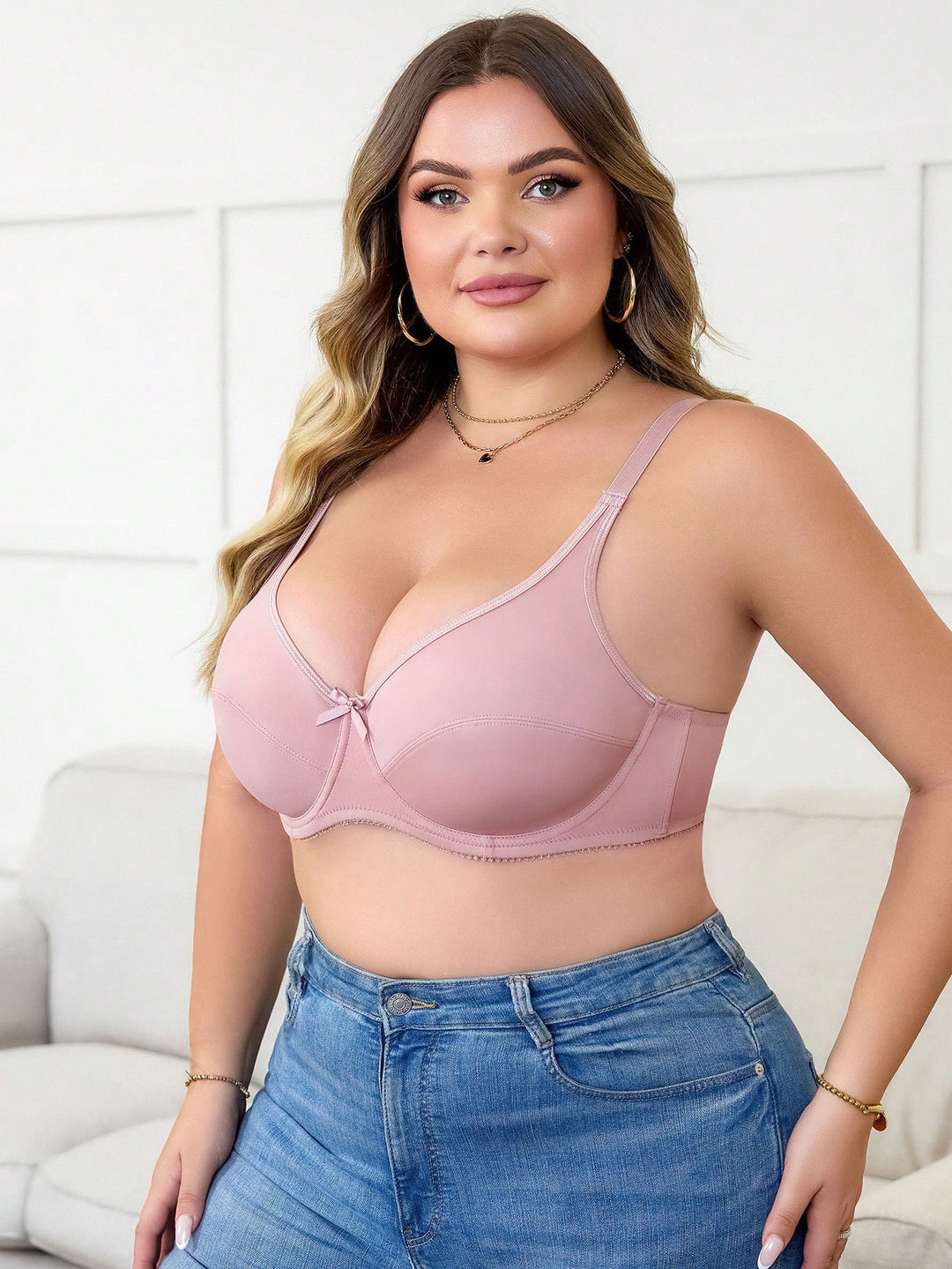 Sutien SHEIN, roz