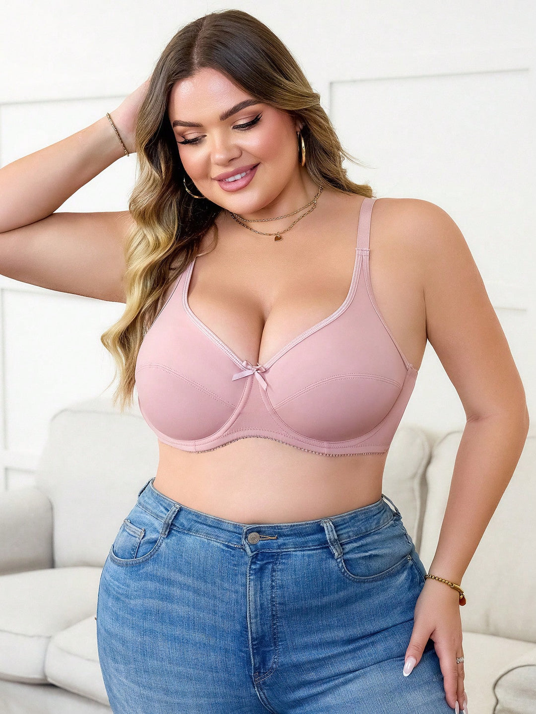 Sutien SHEIN, roz