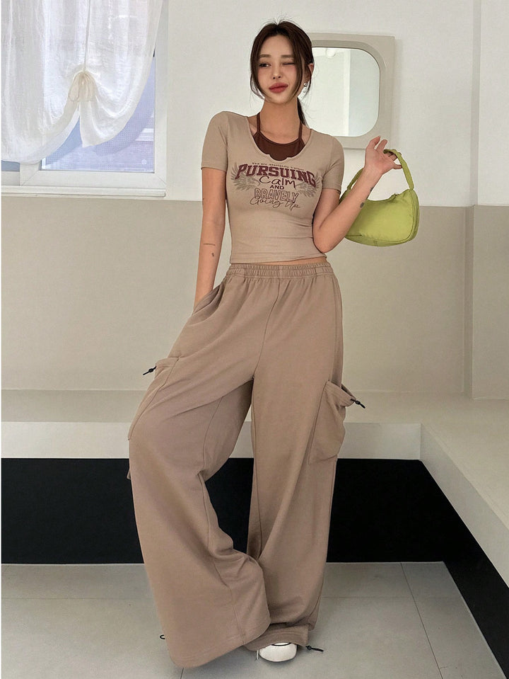 Pantaloni SHEIN, gri