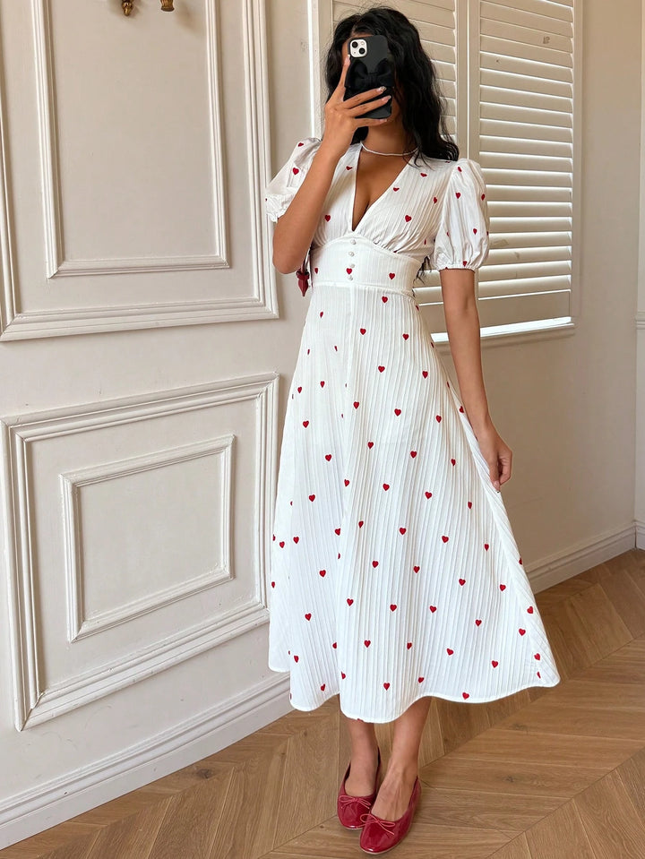 SHEIN maxi ruha, fehér