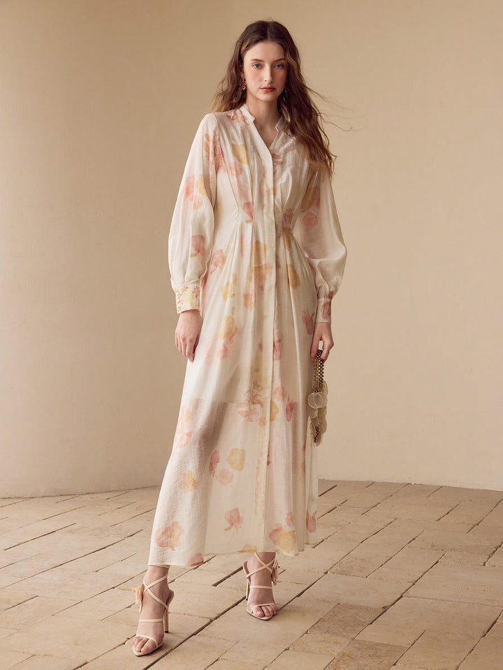 Rochie maxi SHEIN, portocaliu