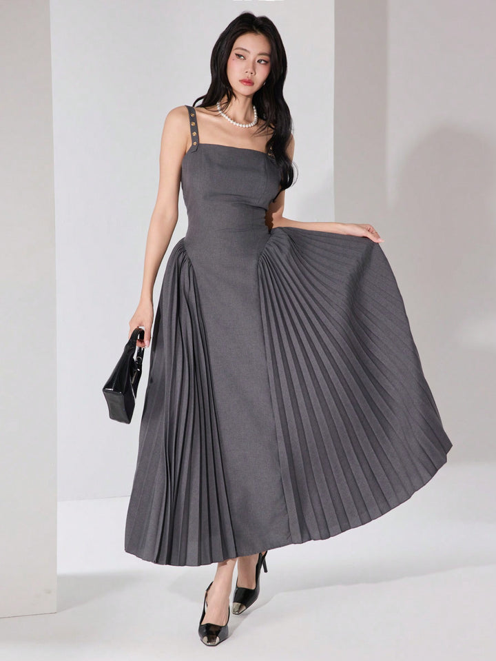 SHEIN maxi ruha, szürke