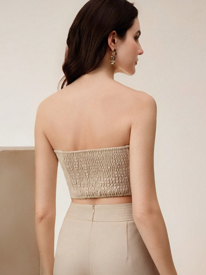 Top SHEIN, bej