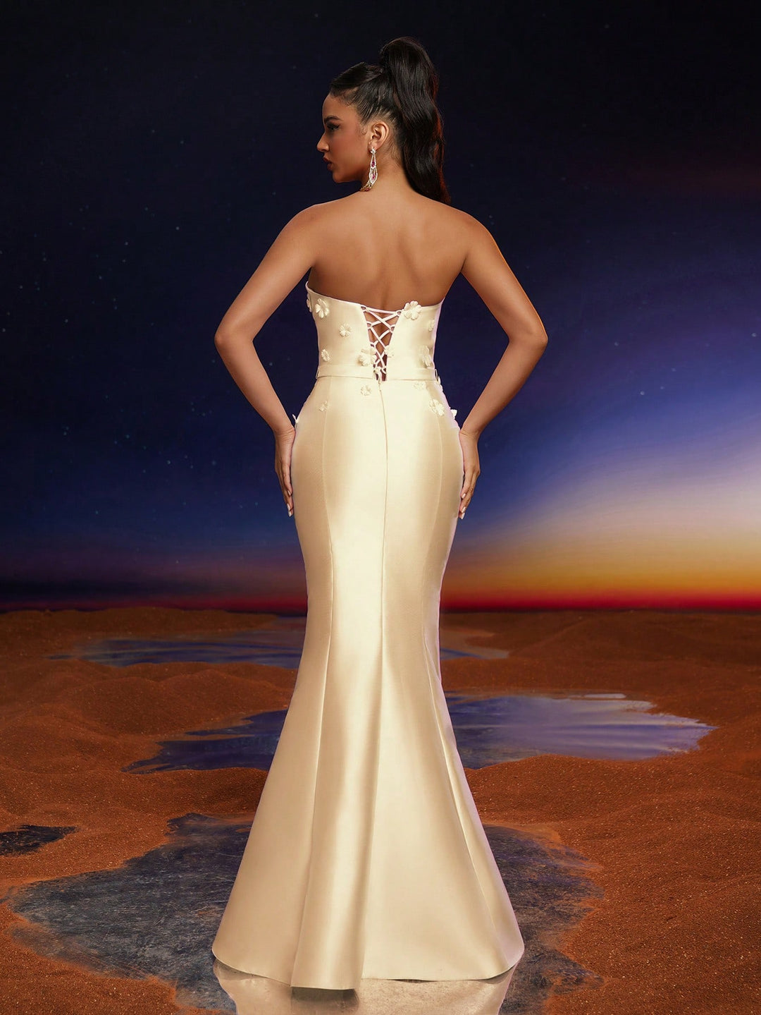 Rochie maxi SHEIN, galben