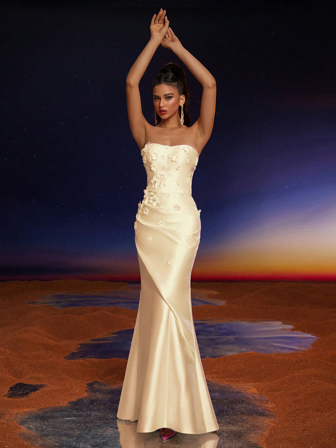 Rochie maxi SHEIN, galben