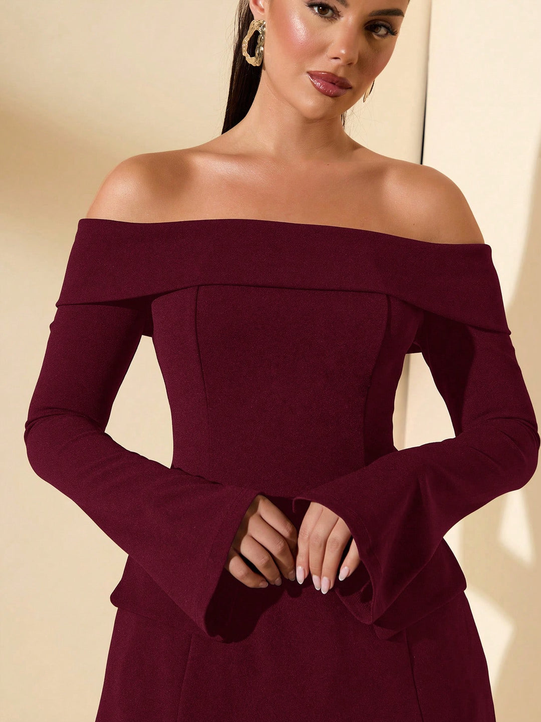 Rochie mini SHEIN, vișiniu