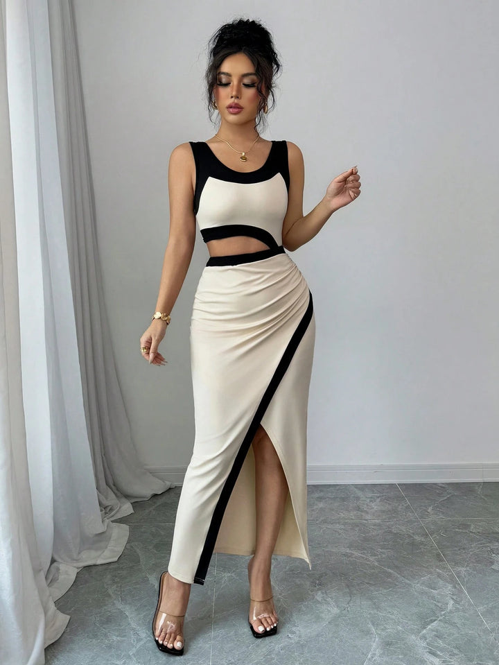 Rochie maxi SHEIN, mix culori