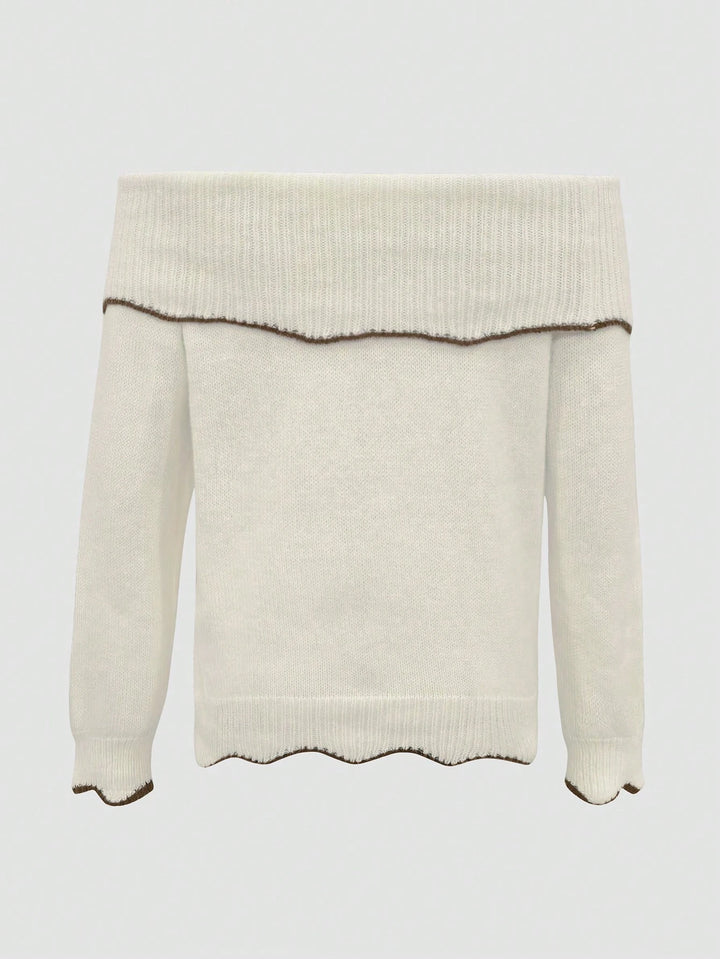 Pulover SHEIN, crem