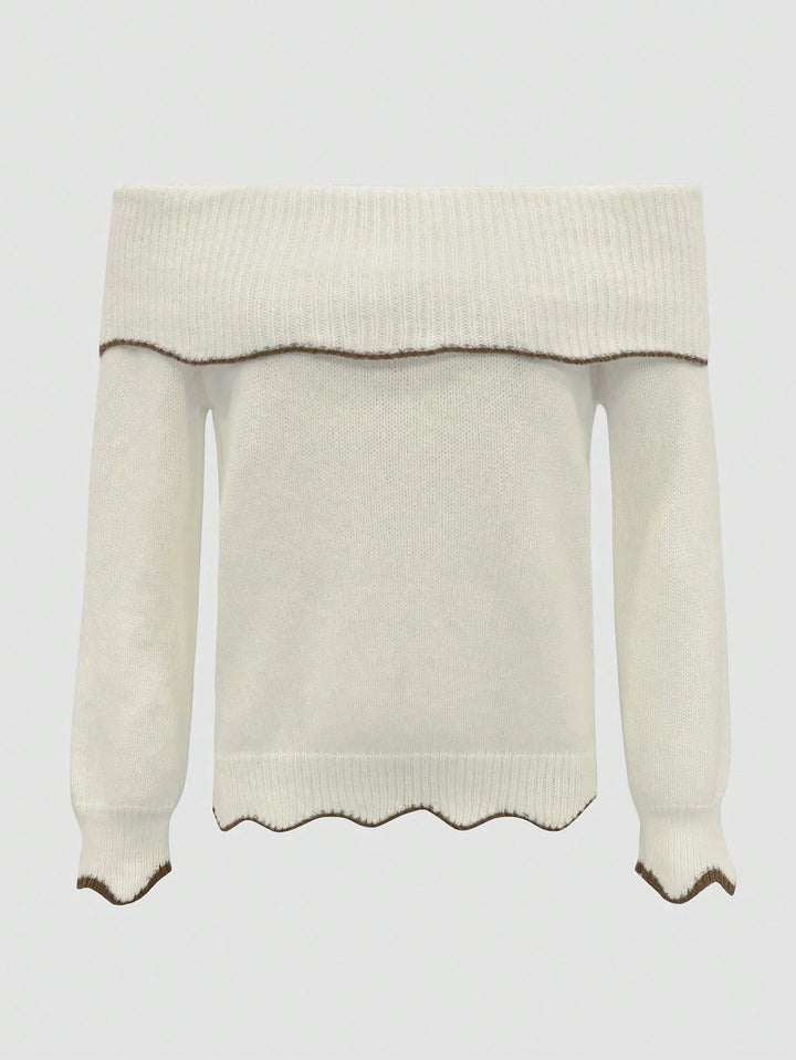 Pulover SHEIN, crem