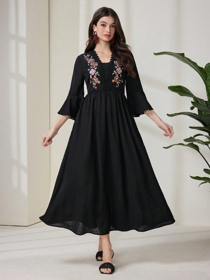 Rochie maxi SHEIN, negru