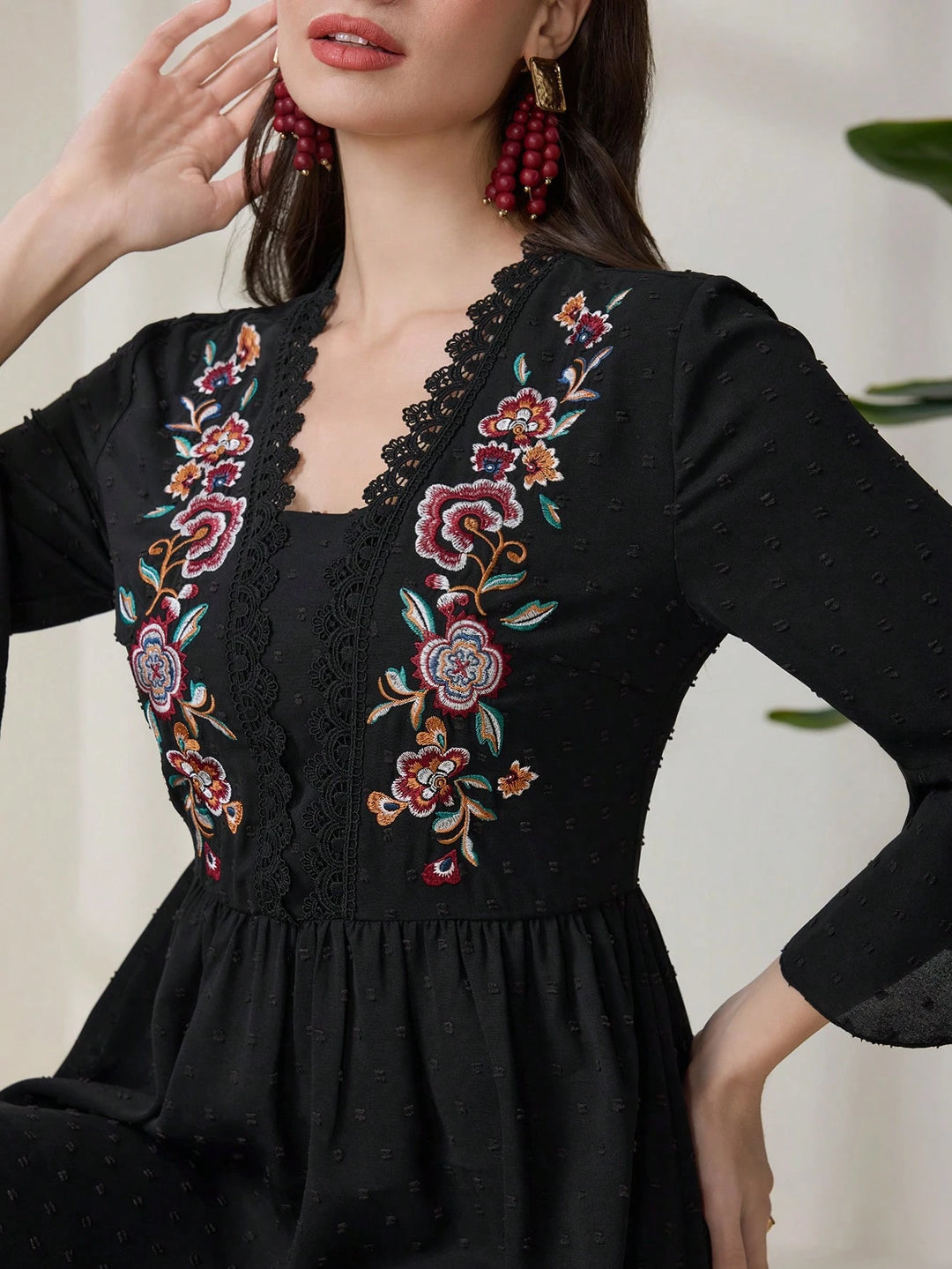 Rochie maxi SHEIN, negru