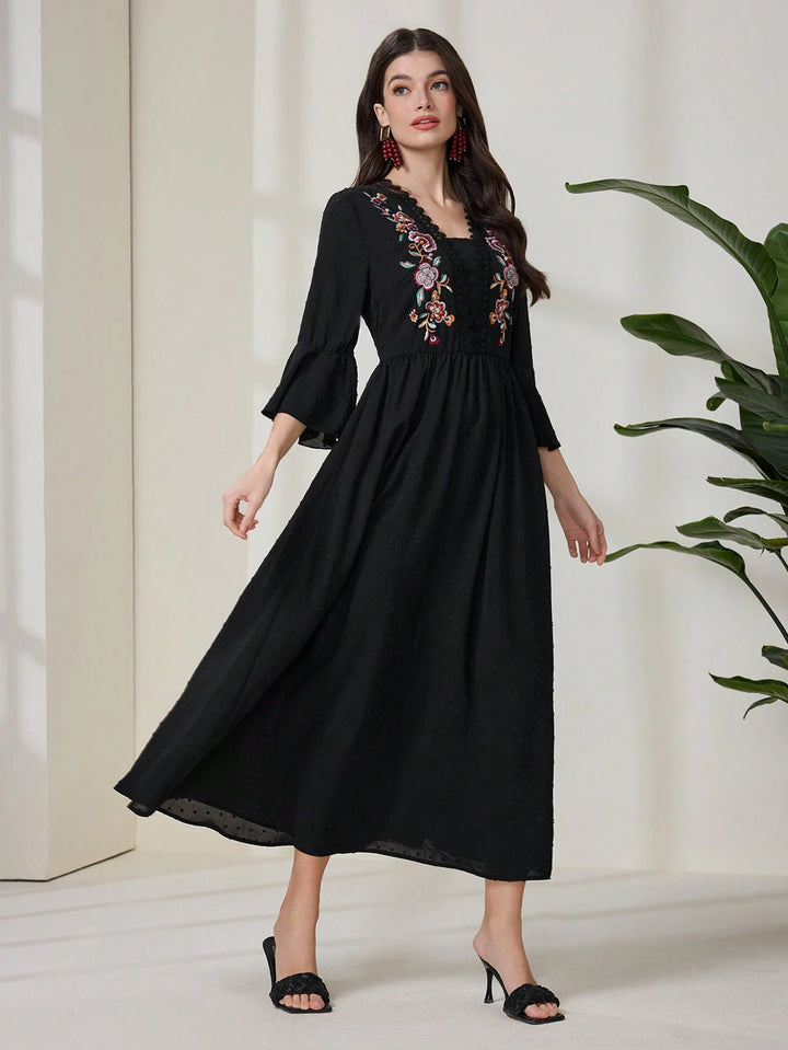 Rochie maxi SHEIN, negru