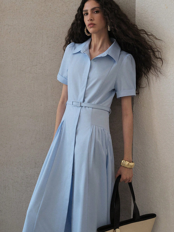 Rochie midi SHEIN, albastru