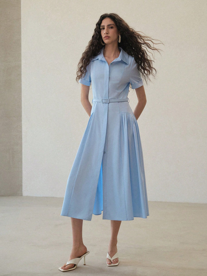 Rochie midi SHEIN, albastru