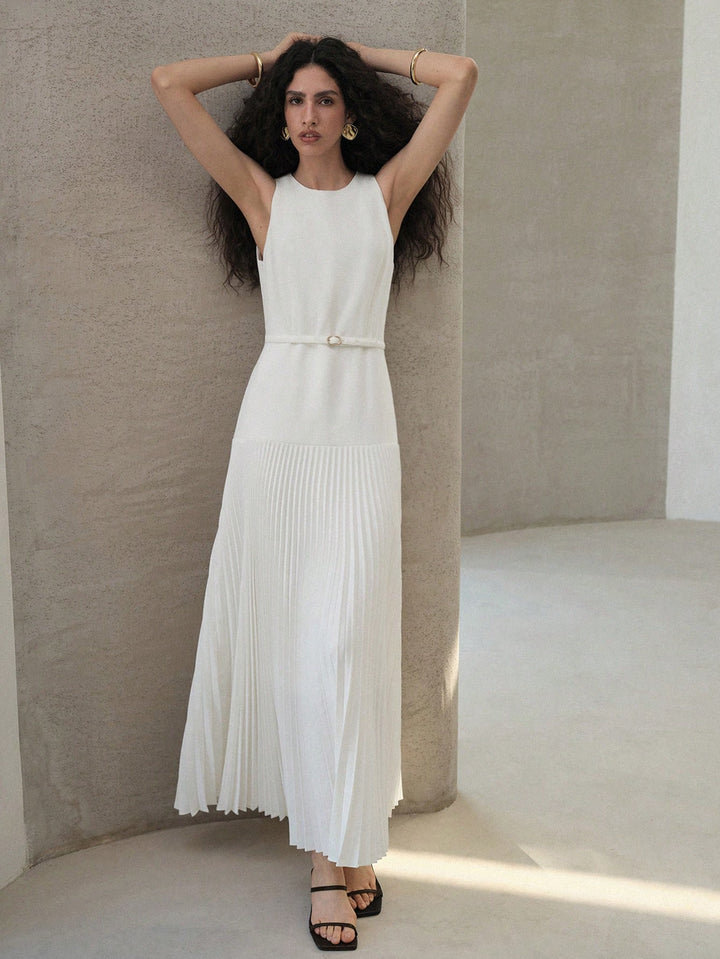Rochie maxi SHEIN, alb
