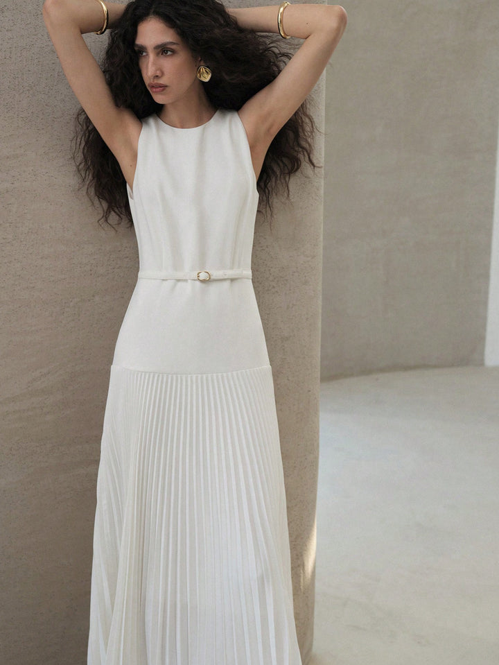 Rochie maxi SHEIN, alb
