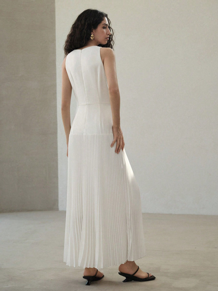 Rochie maxi SHEIN, alb
