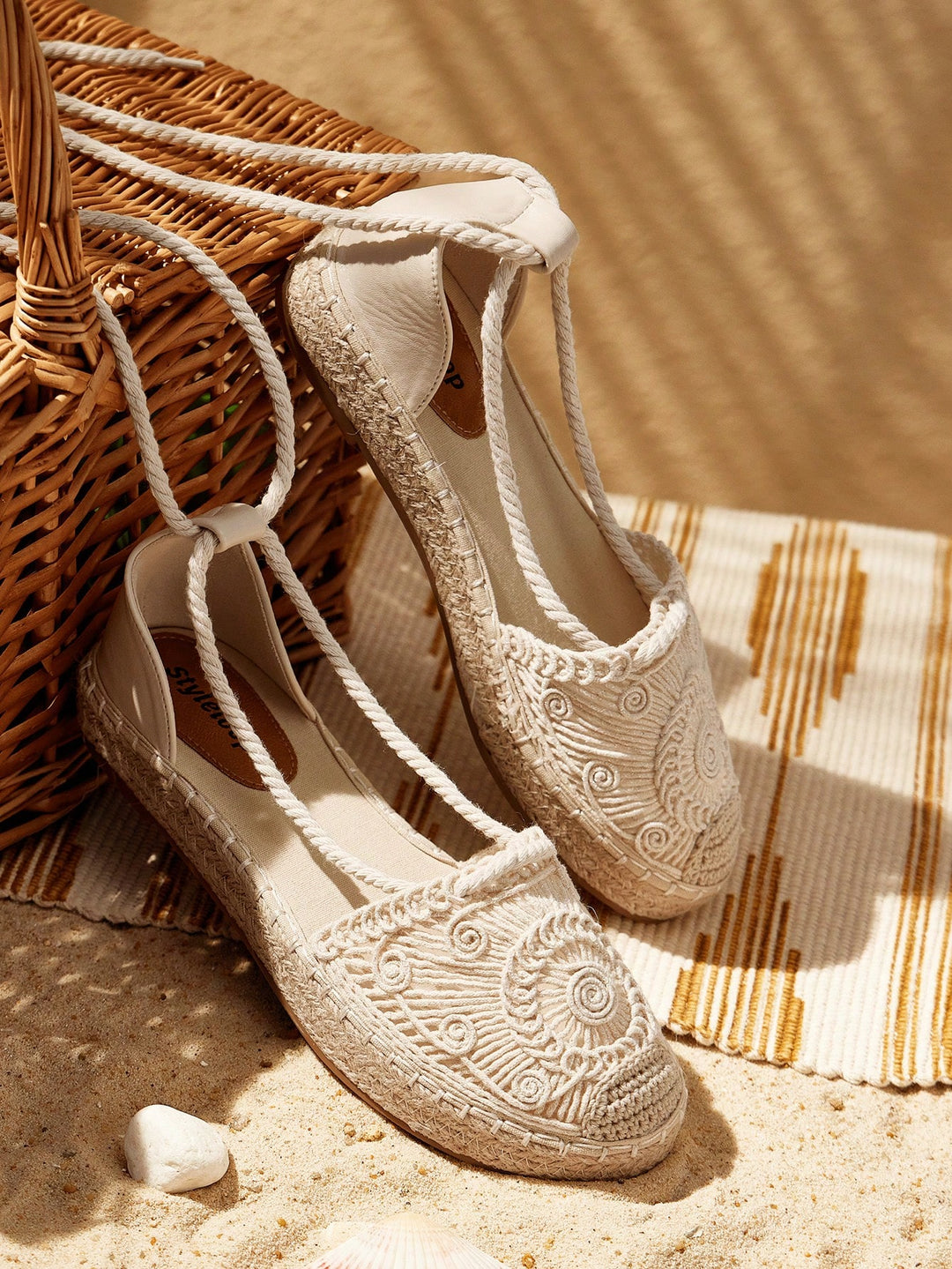 Espadrile SHEIN, crem