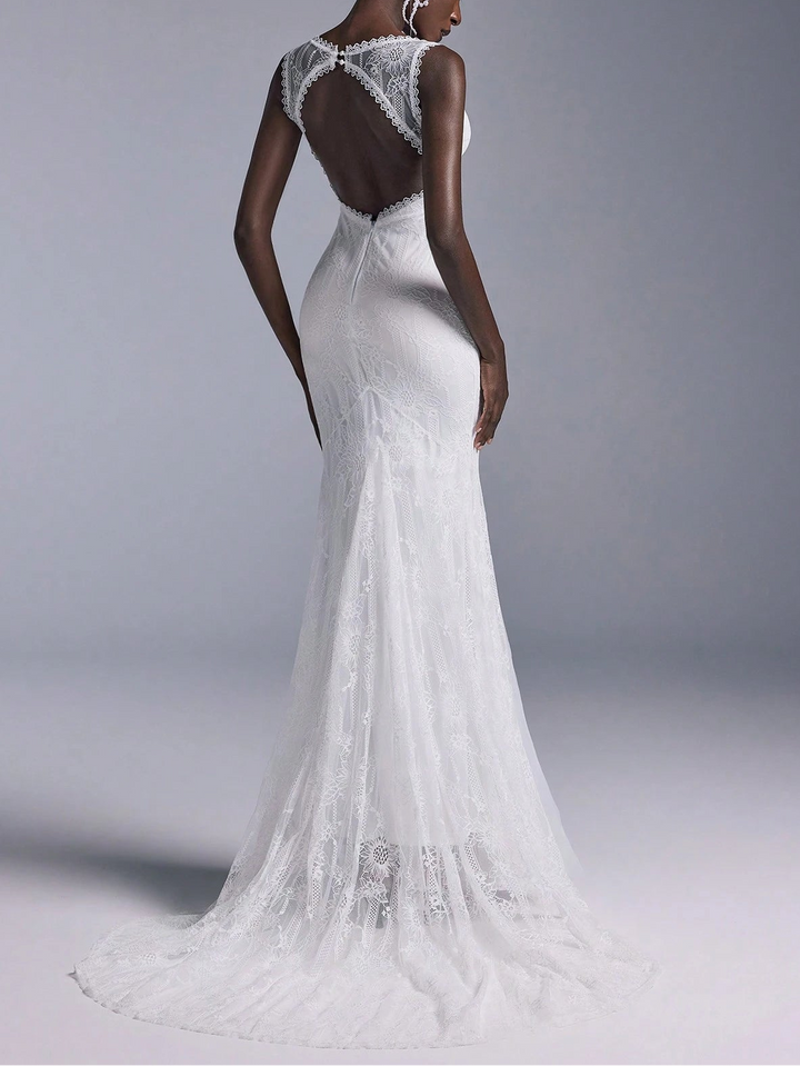 Rochie de ocazie SHEIN, alb