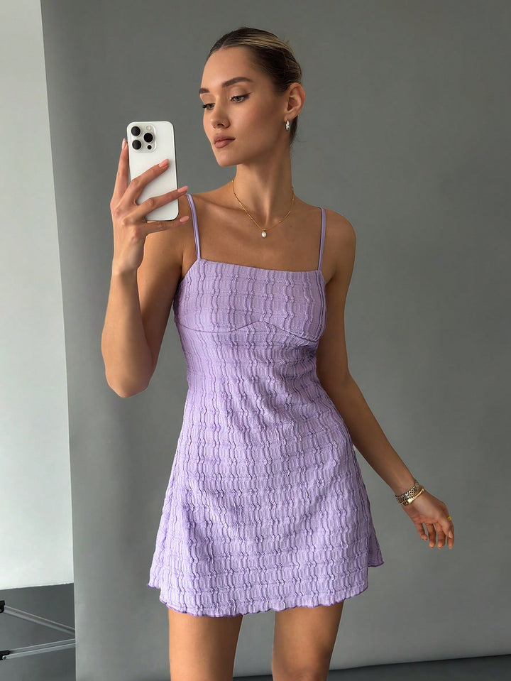 SHEIN mini ruha, lila