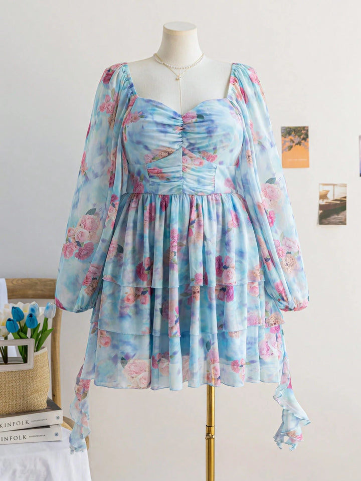 Shein Curve+ miniruha, többszínű