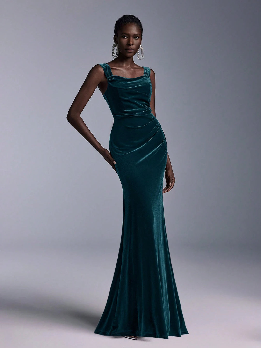 Rochie maxi SHEIN, verde