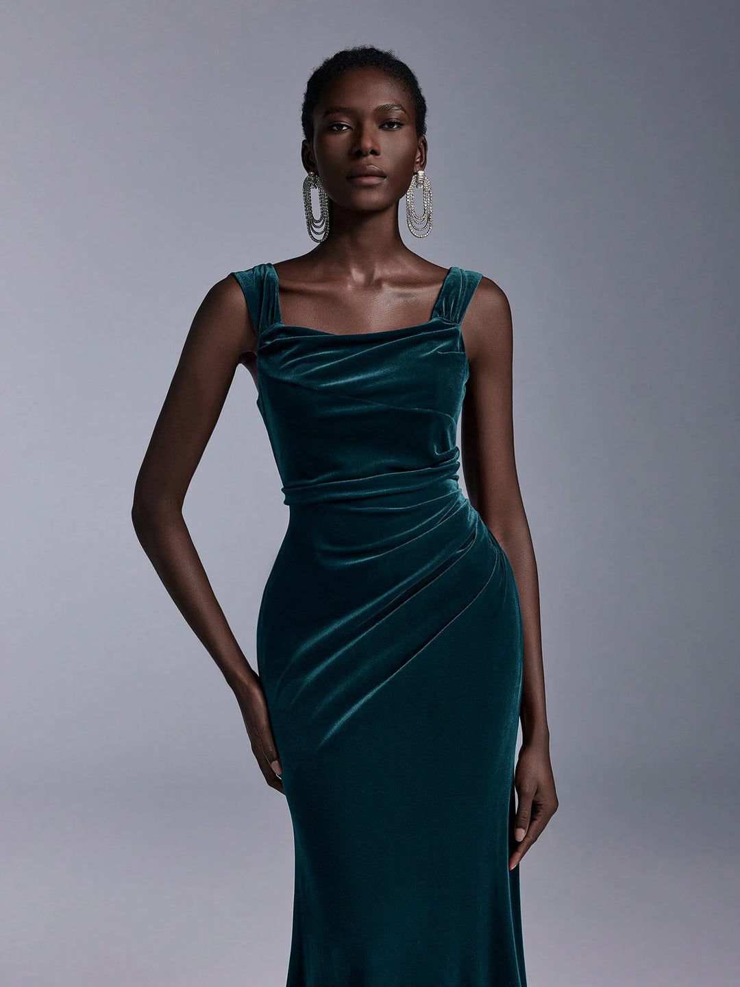 Rochie maxi SHEIN, verde