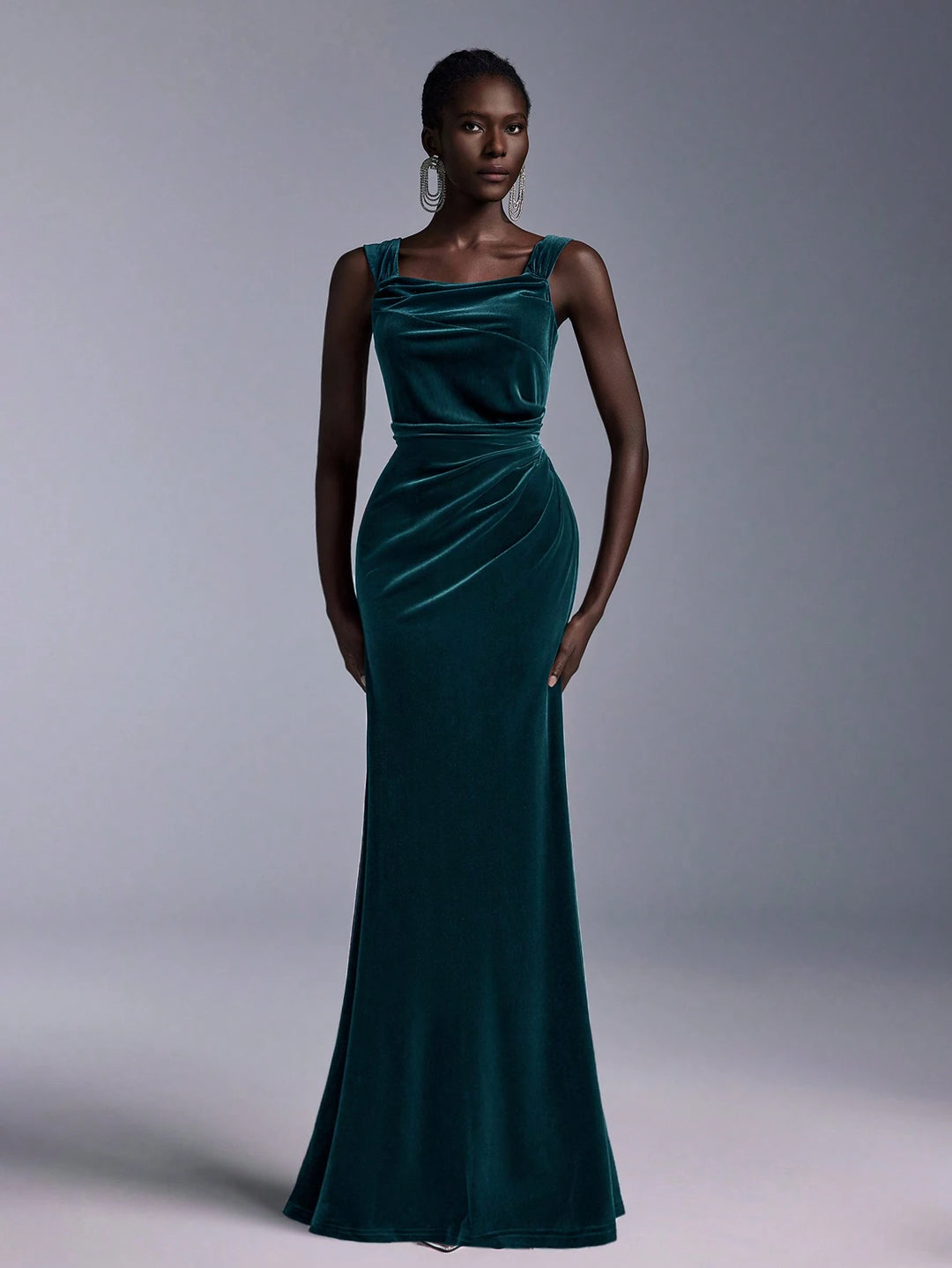 Rochie maxi SHEIN, verde