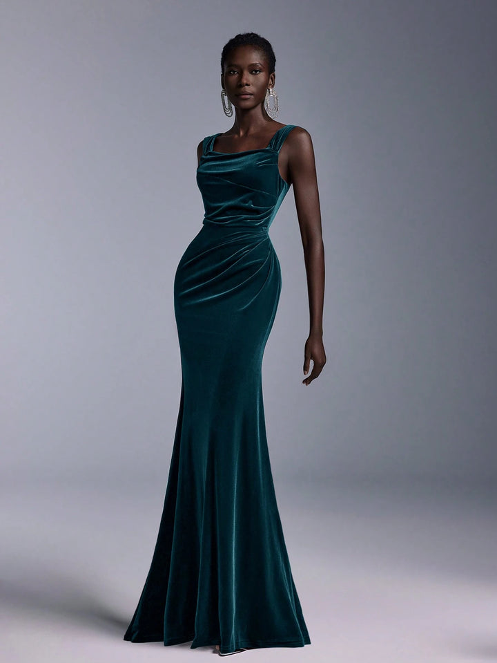 Rochie maxi SHEIN, verde