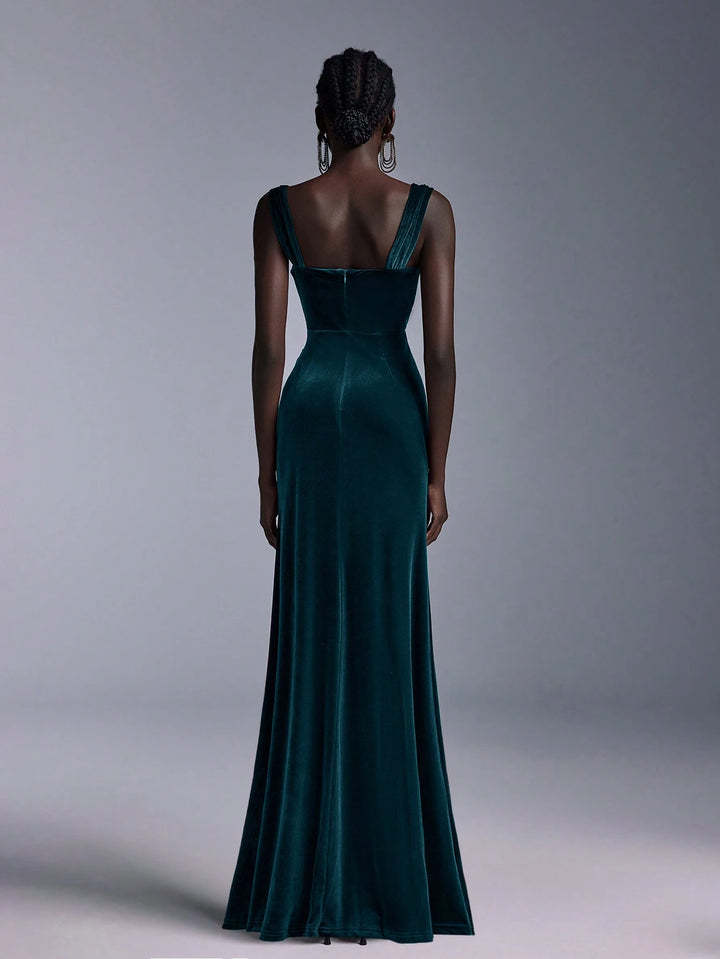 Rochie maxi SHEIN, verde