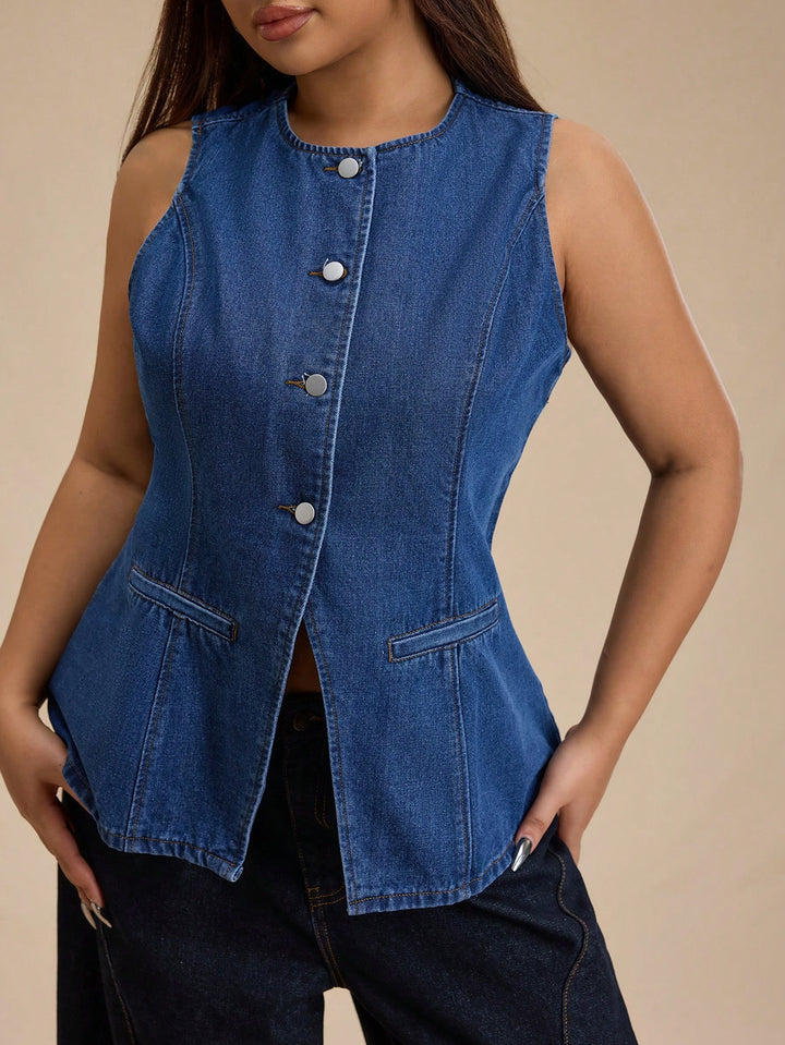 Top SHEIN, albastru