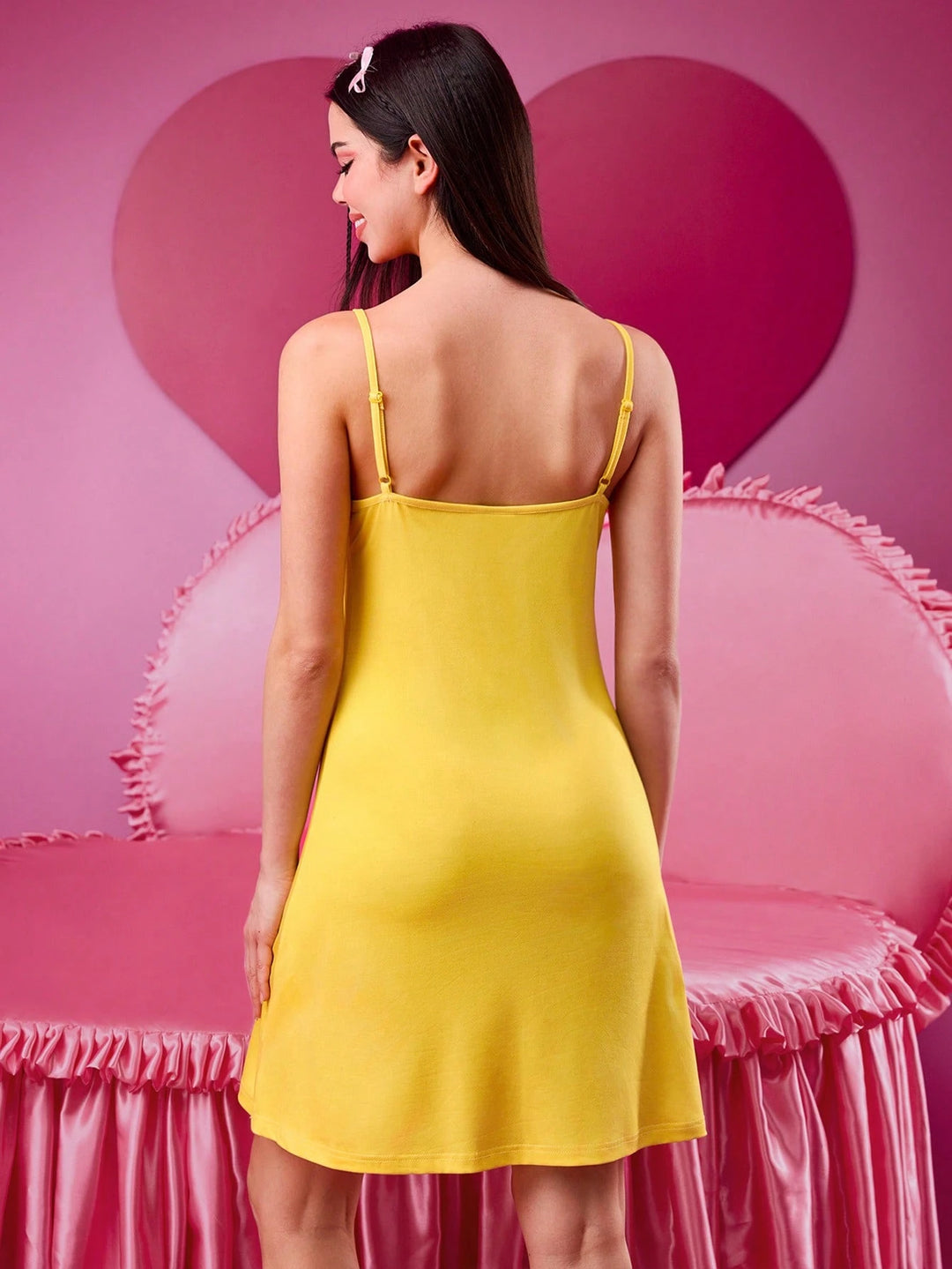 Rochie de noapte SHEIN, galben