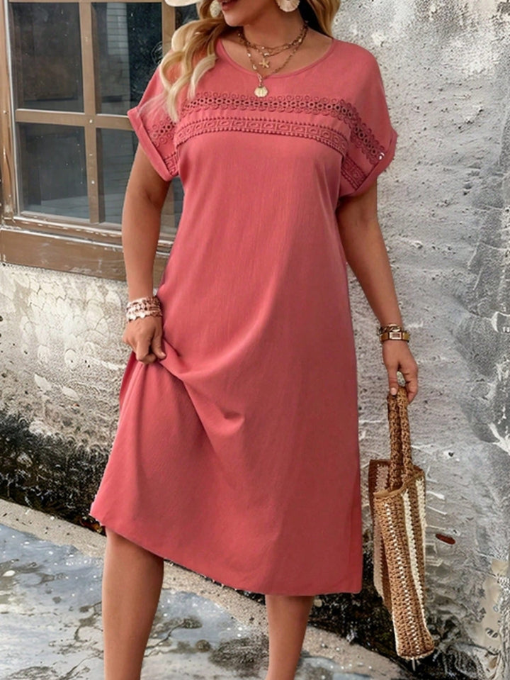 Rochie midi SHEIN, roz