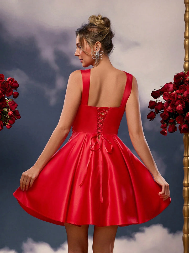 Rochie mini SHEIN, roșu