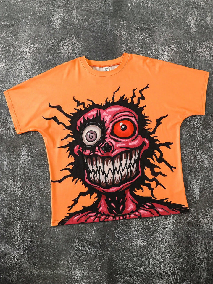 Tricou SHEIN, portocaliu