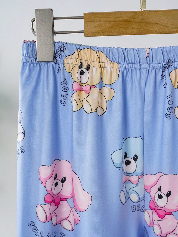 Compleu pijamale SHEIN, albastru