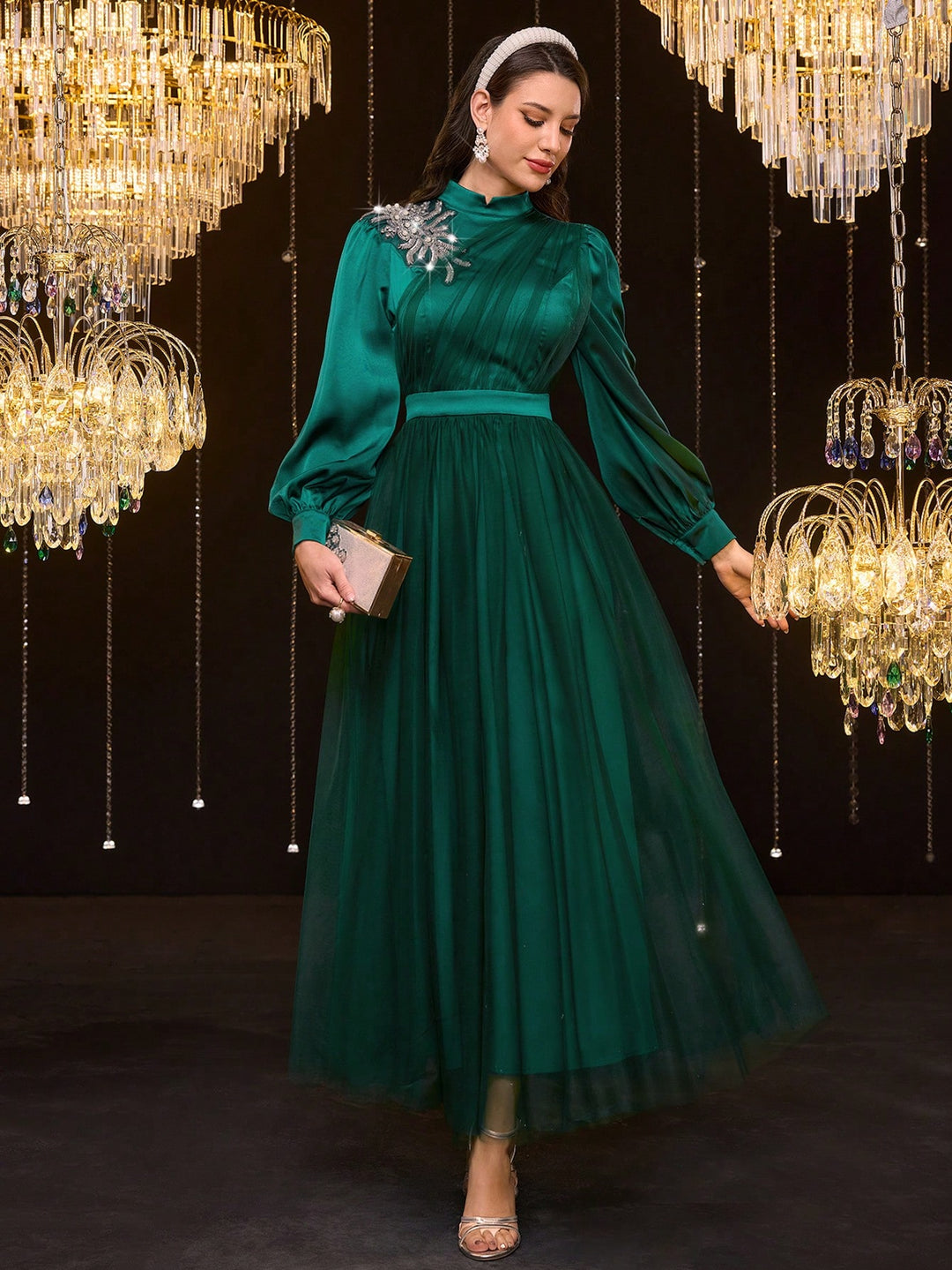 Rochie SHEIN, verde