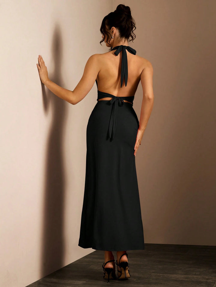Rochie maxi SHEIN, negru