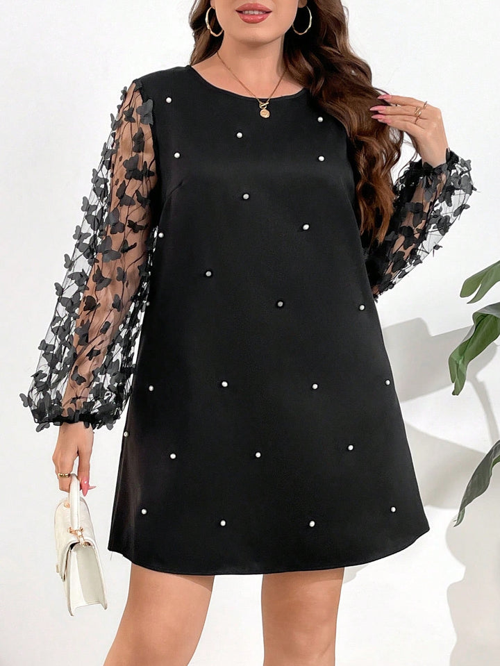 Rochie mini Shein Curve+, negru