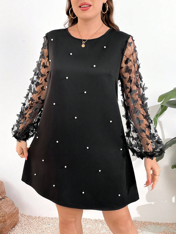 Rochie mini Shein Curve+, negru