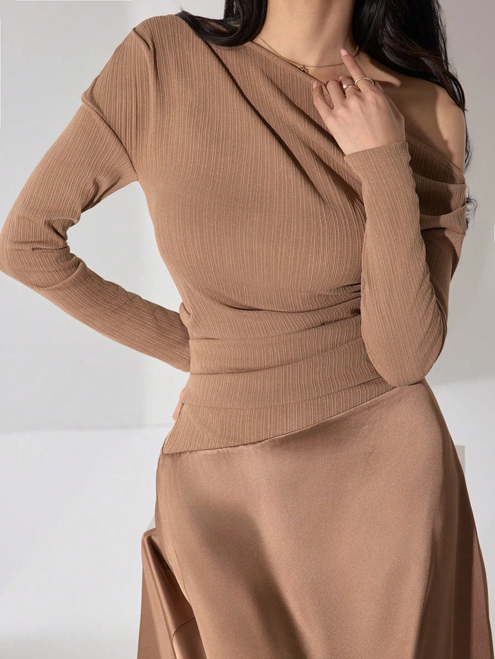 Rochie maxi Shein, maro