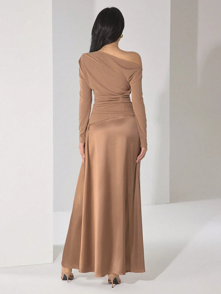 Rochie maxi Shein, maro