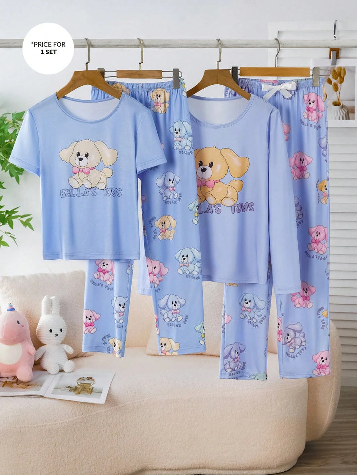 Compleu pijamale SHEIN, albastru