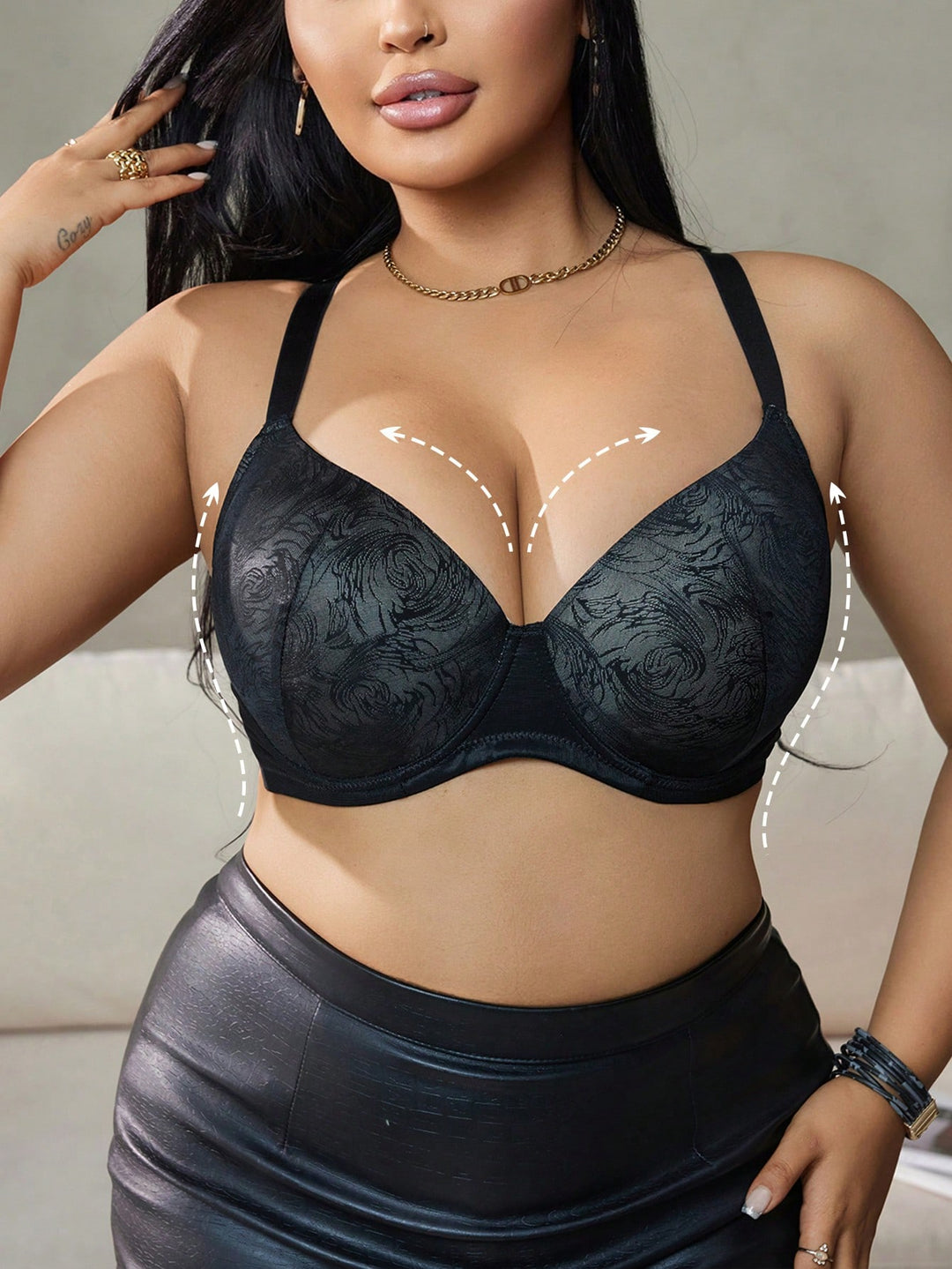 Sutien SHEIN, negru