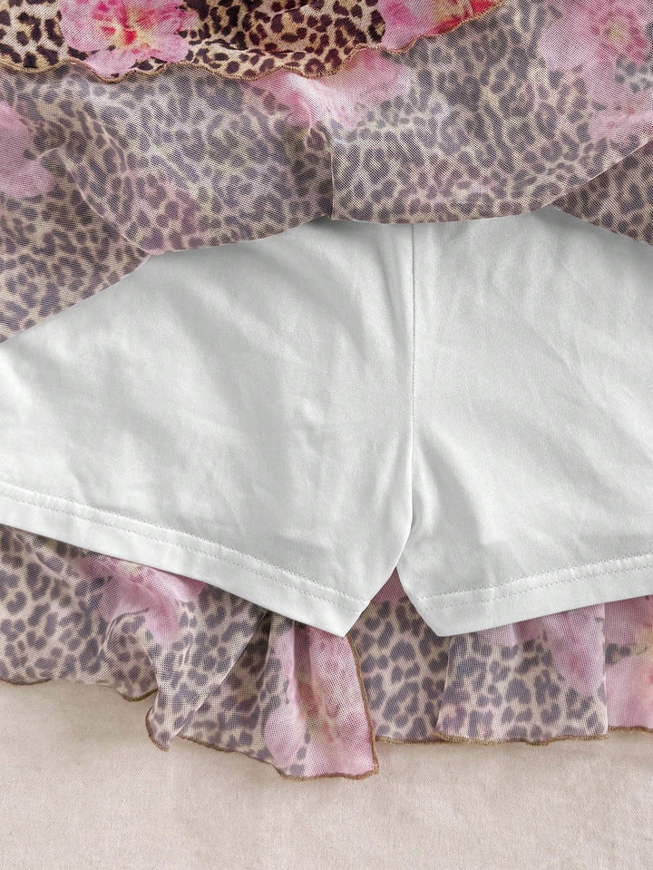 Fustă pantalon SHEIN, mix culori