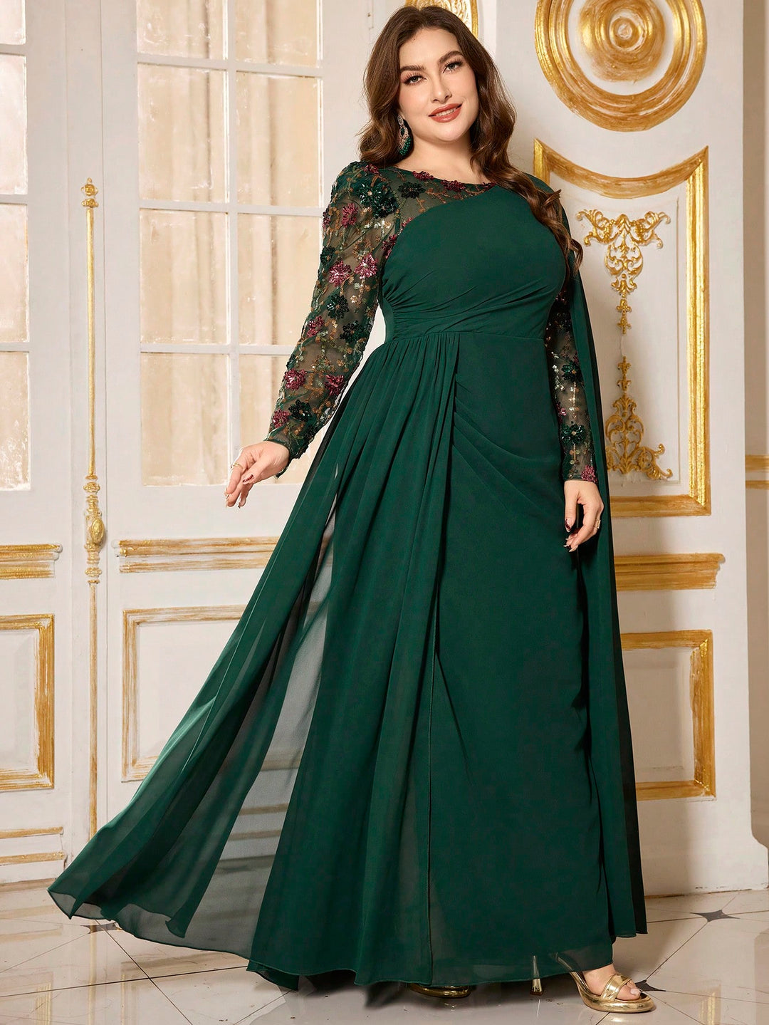 Rochie SHEIN, verde